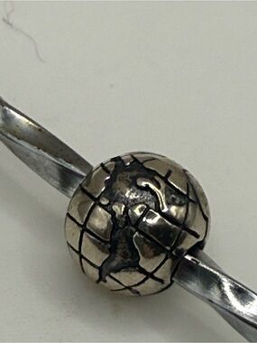 Pandora World Globe Safety Clip